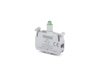 Yedek LED'li 220V DC Yeşil Sinyal Blok